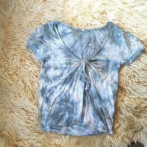 Tiedye Tshirt with a tie in front